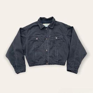 Banana Republic Black Jean Jacket